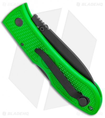 Ka-Bar Dozier Folding Hunter Lockback Knife Kelly Green (3" Black) 4062KG