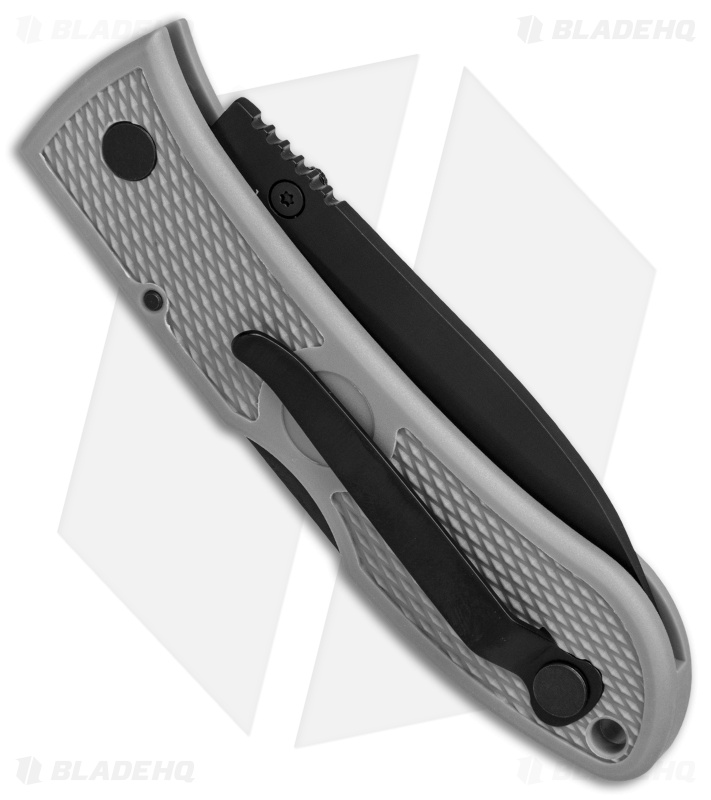 Ka-Bar Dozier Folding Hunter Lockback Knife Gray (3" Black) 4062GY
