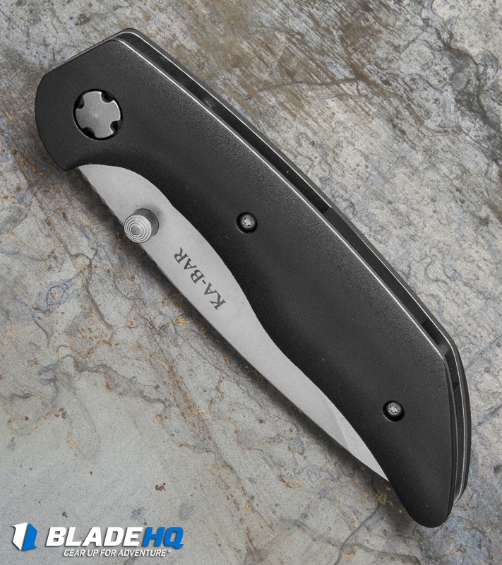 Ka-Bar Jarosz Folder Liner Lock Knife Black GFN (3.5" Stonewash) 7505