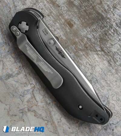 Ka-Bar Jarosz Folder Tanto Liner Lock Knife Black GFN (3.5" Stonewash) 7506