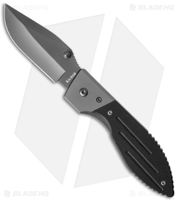 Ka-Bar Warthog Liner Lock Knife Black G-10 (3.06" Gray) 3072