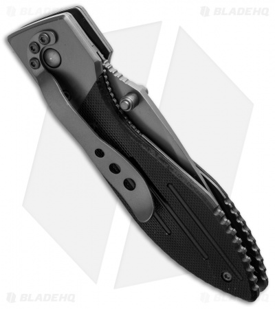 Ka-Bar Warthog Tanto Liner Lock Knife (3.06" Black) 3074