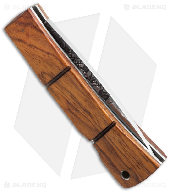 Kanetsune Yoshi Lockback Knife Cocobolo (3.25" Damascus) KB-503