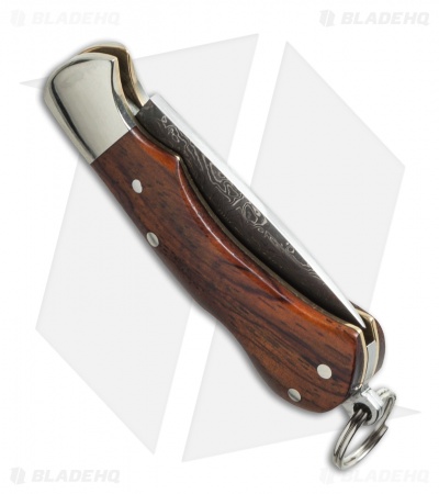 Kanetsune Koiki Lockback Knife Cocobolo (1.5" Damascus) KB-505