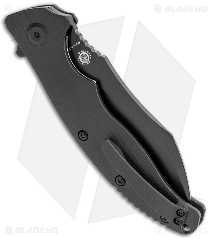 Kansept Knives Copperhead Liner Lock Knife Black G-10 (3.4" Black CPM-S35VN) 