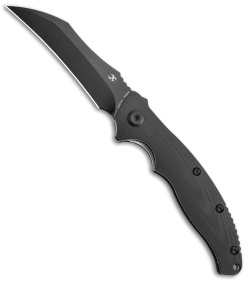 Kansept Knives Copperhead Liner Lock Knife Black G-10 (3.4" Black CPM-S35VN) 