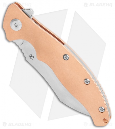 Kansept Knives Copperhead Liner Lock Knife Copper (3.4" SW) 