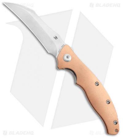 Kansept Knives Copperhead Liner Lock Knife Copper (3.4" SW) 
