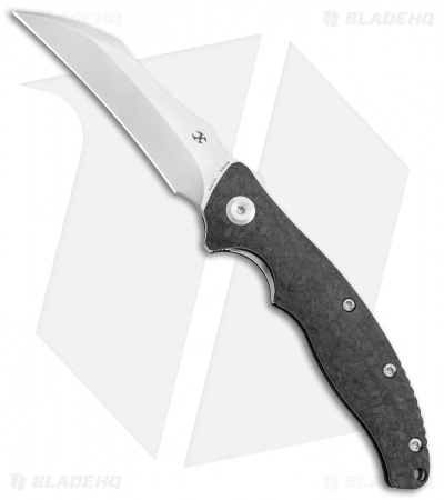 Kansept Knives Copperhead Liner Lock Knife Twill Carbon Fiber (3.4" SW) 