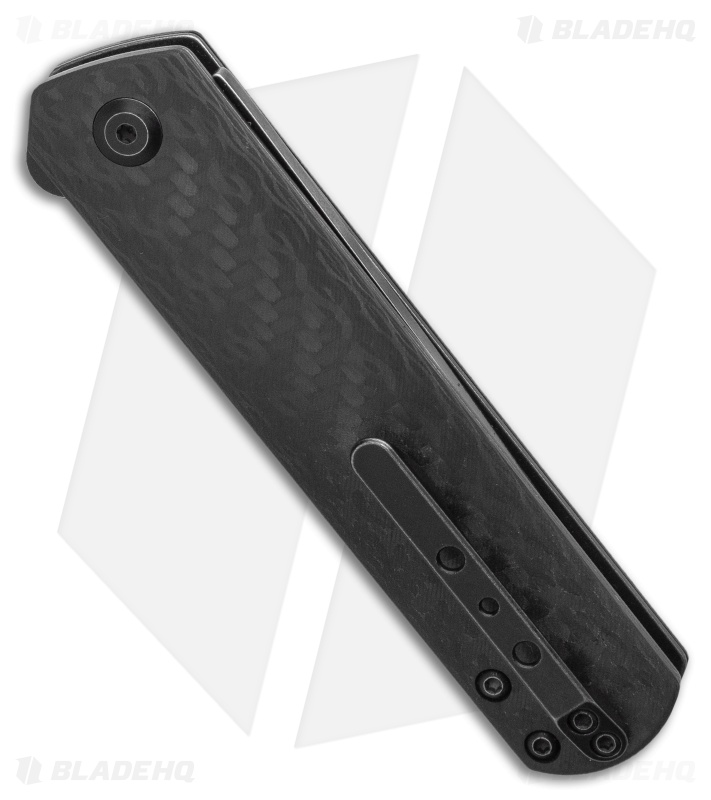 Kansept Knives Foosa Slip Joint Knife Carbon Fiber (3" Black Stonewash)
