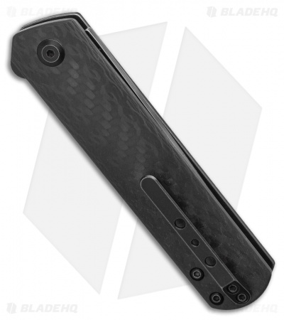 Kansept Knives Foosa Slip Joint Knife Carbon Fiber (3" Black Stonewash)