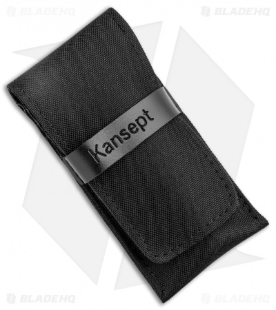 Kansept Genesis Frame Lock  Knife Bronze Titanium  (3.5"  Black, Stonewash) 