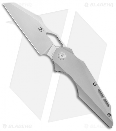 Kansept Knives Genesis Frame Lock Knife Titanium (3.5" Satin)         