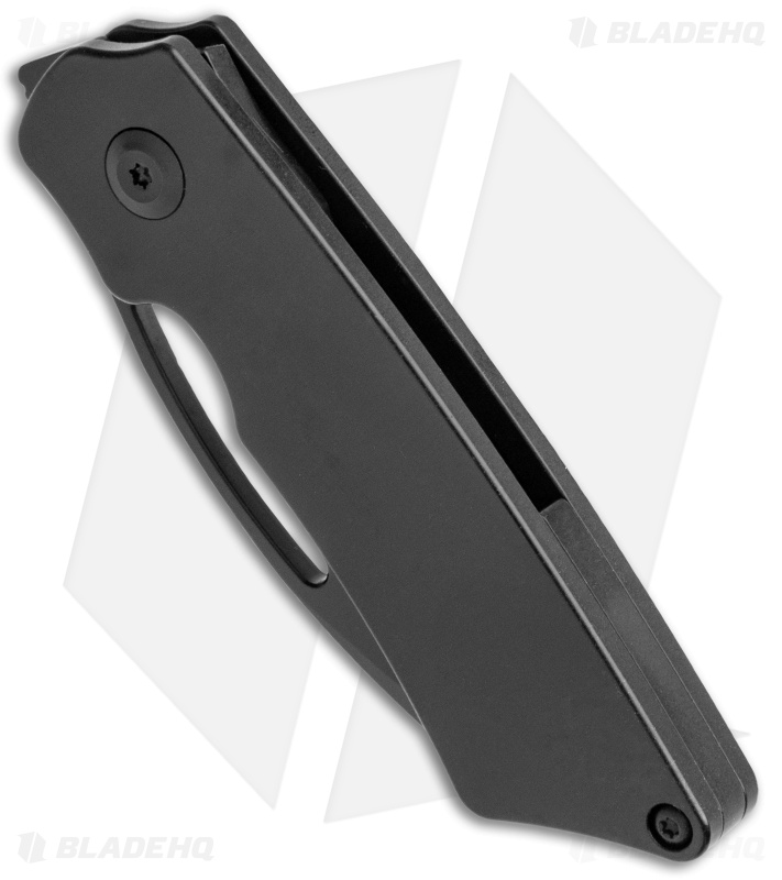 Kansept Knives Goblin Frame Lock Knife Black Titanium (2" Black)