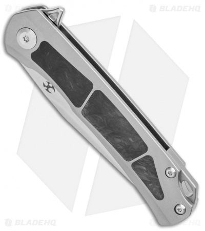 Kansept Knives Gremlin Frame Lock Knife Carbon Fiber/Ti (2.9" Satin)           