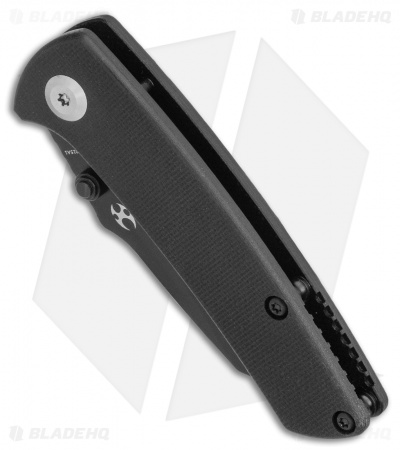 Kansept Knives Little Main Street Liner Lock Knife Black G-10  (2.2" Black) 