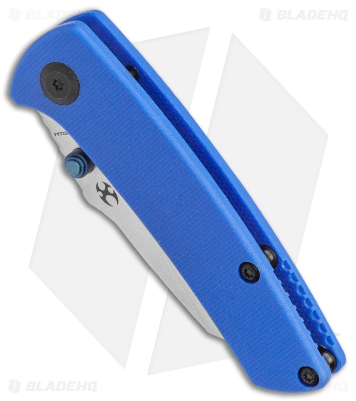 Kansept Knives Little Main Street Liner Lock Knife Blue G-10  (2.2" Satin) 