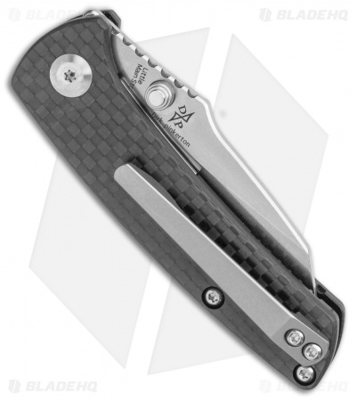 Kansept Knives Little Main Street Liner Lock Knife Carbon Fiber (2.2" Satin)