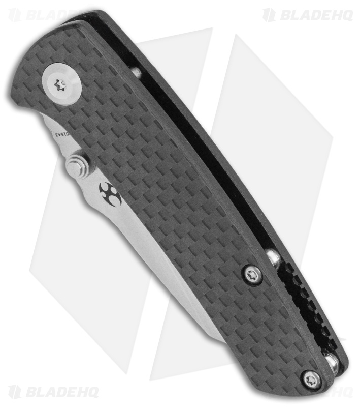 Kansept Knives Little Main Street Liner Lock Knife Carbon Fiber (2.2" Satin)