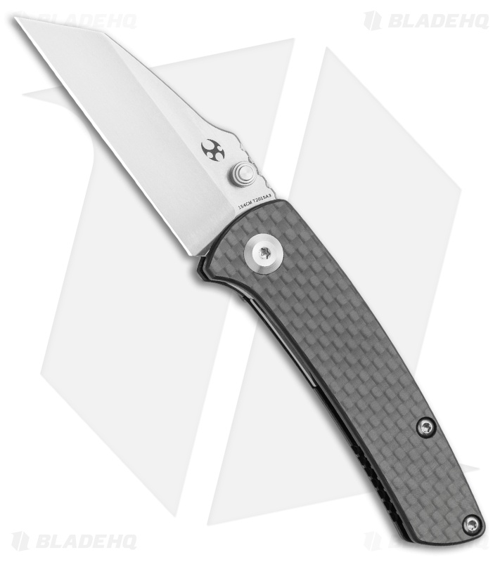 Kansept Knives Little Main Street Liner Lock Knife Carbon Fiber (2.2" Satin)