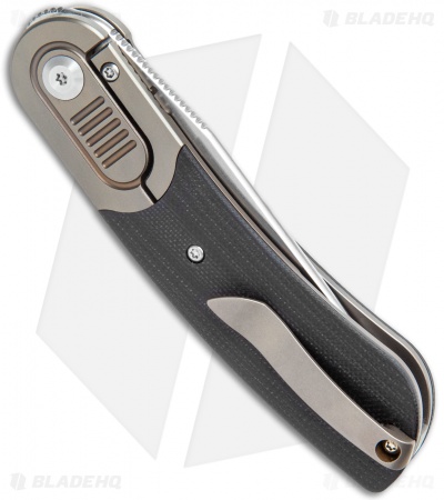Kansept Knives Lunquist Reverie Frame Lock Knife Gold Ti/Black G-10 (3" SW)
