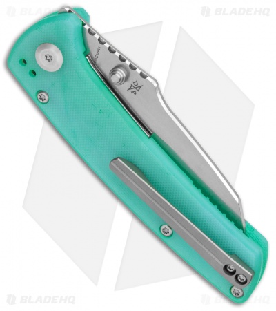 Kansept Knives Main Street Liner Lock Knife Light Blue G-10 (3.4" Stonewash)