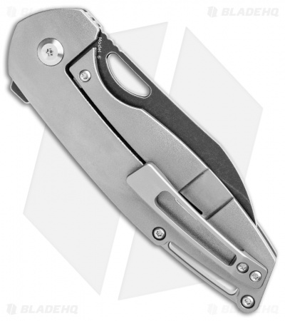Kansept Knives Swan Model 6 Frame Lock Knife Titanium (3" Black SW)