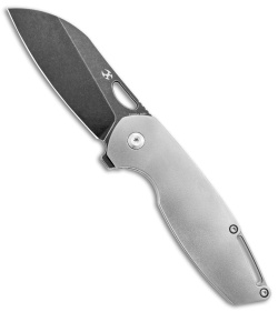 Kansept Knives Swan Model 6 Frame Lock Knife Titanium (3" Black SW)