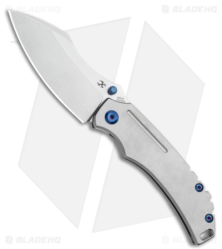 Kansept Knives Pelican EDC Titanium Frame Lock Knife (3.00" SW S35VN)
