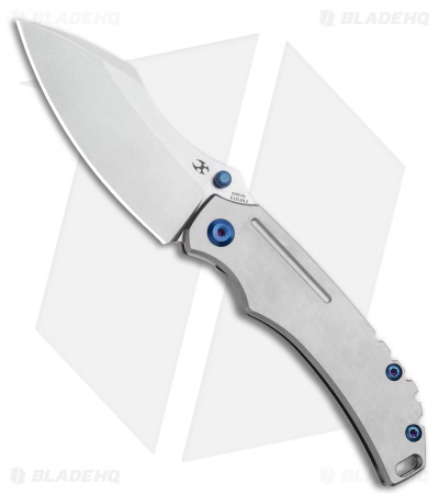 Kansept Knives Pelican EDC Titanium Frame Lock Knife (3.00" SW S35VN)