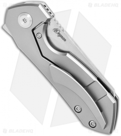 Kansept Knives Steller Frame Lock Knife Titanium (3" Satin)