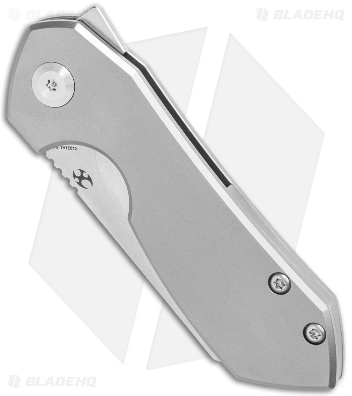 Kansept Knives Steller Frame Lock Knife Titanium (3" Satin)