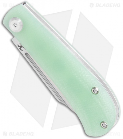 Kansept Knives Swan Bevy Slip Joint Knife Natural G-10 (2.5" Stonewash)