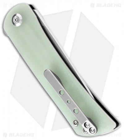 Kansept Knives Weasel Slip Joint Knife Shred Natural G-10 (3.13" Stonewash)