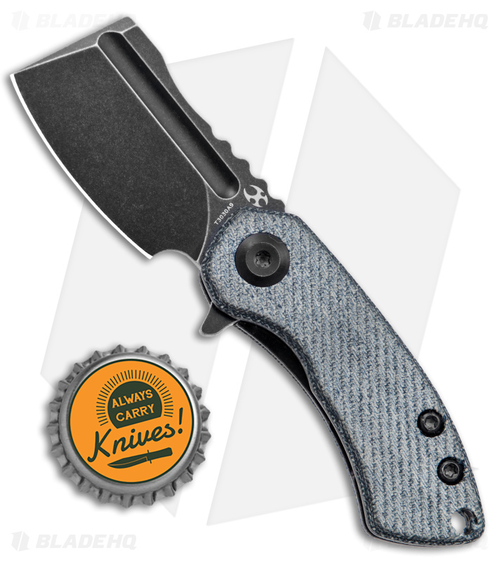 Kansept Mini Korvid Knife | Denim Micarta - Blade HQ