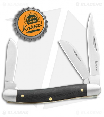 Kershaw Brandywine Stockman Slip Joint Knife 2.6" Black G-10 4382