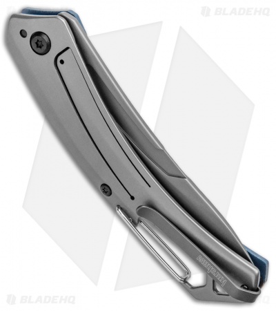 Kershaw Reverb XL Frame Lock Knife Carabiner CF/G-10 (3" Gray) 1225