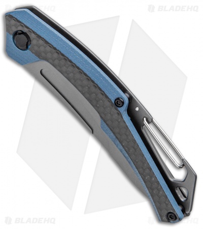 Kershaw Reverb XL Frame Lock Knife Carabiner CF/G-10 (3" Gray) 1225