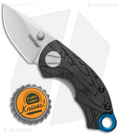 Kershaw Anso Aftereffect Liner Lock Knife Black FRN (1.70" Bead Blast) 1180