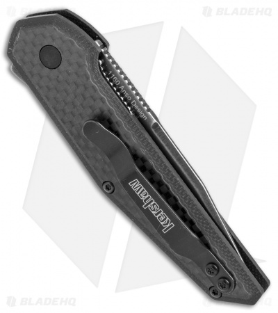 Kershaw Anso Fraxion Liner Lock Knife Carbon Fiber/G-10 (2.75" BlackWash) 1160