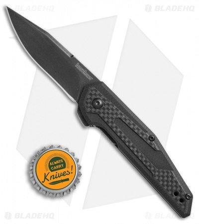 Kershaw Anso Fraxion Liner Lock Knife Carbon Fiber/G-10 (2.75" BlackWash) 1160