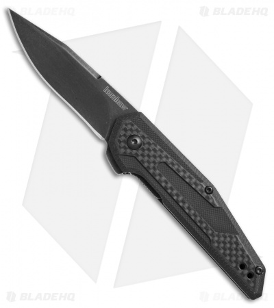 Kershaw Anso Fraxion Liner Lock Knife Carbon Fiber/G-10 (2.75" BlackWash) 1160