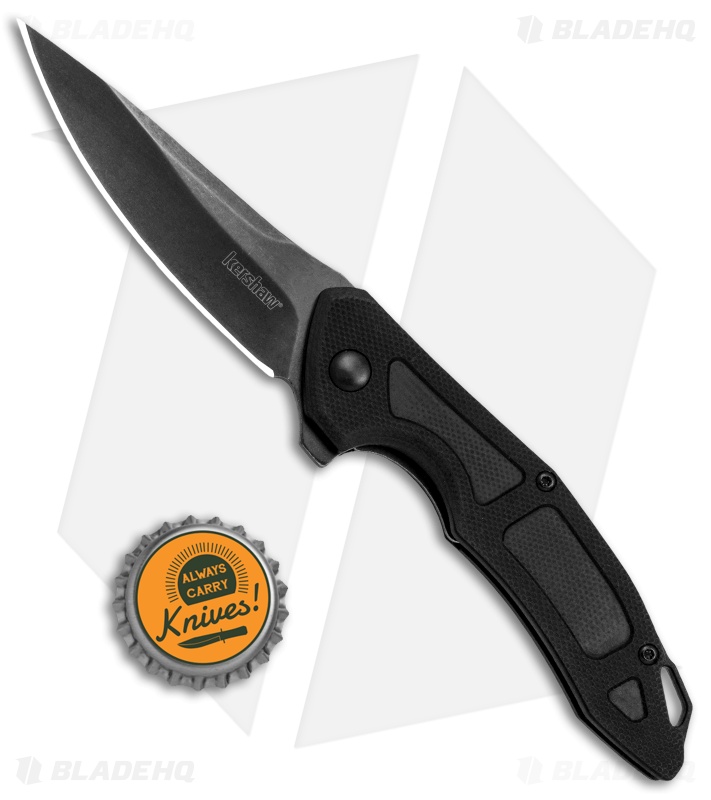 Kershaw Anso Method Liner Lock Knife Black  G-10 (3" BlackWash) 1170