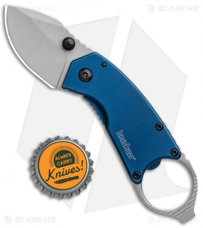 Kershaw Antic Frame Lock Knife Blue (1.75" Bead Blast) 8710