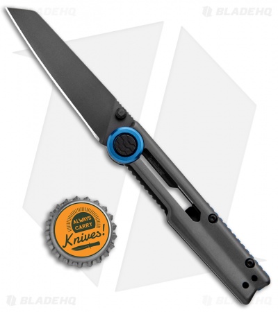 Kershaw Decibel Frame Lock Knife Gray Stainless Steel (3" Gray Ti) 2045