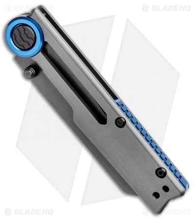 Kershaw Decibel Frame Lock Knife Gray Stainless Steel (3" Gray Ti) 2045
