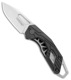 Kershaw 1025 Cinder Keychain Folding Knife 1.4 Stonewashed Blade, Zytel  Handles - KnifeCenter - 1025X