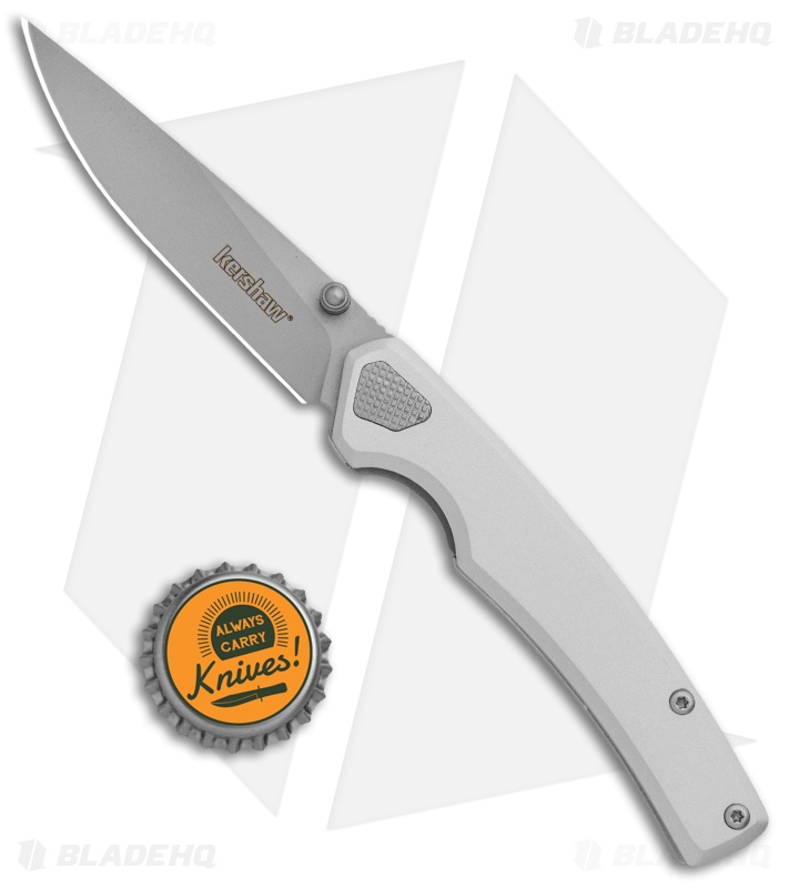 Kershaw Epistle Liner Lock Knife Gray (3" Bead Blast) 2131