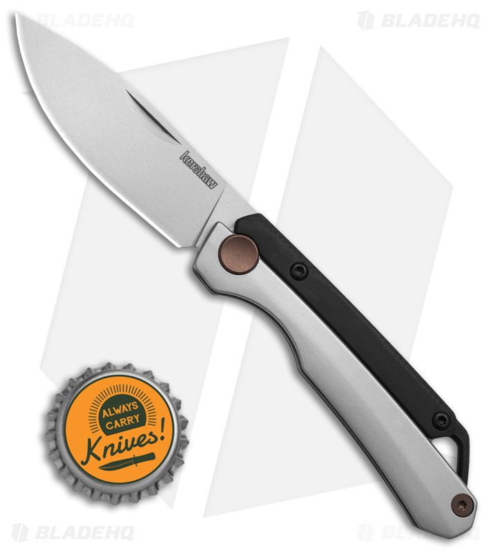 Kershaw Esteem Slip Joint Knife Drop Point Steel/G-10 Overlay (2.5" BB) 2032