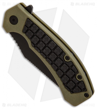 Kershaw Faultline Liner Lock Knife Green/Black GFN (3" Black) 8760